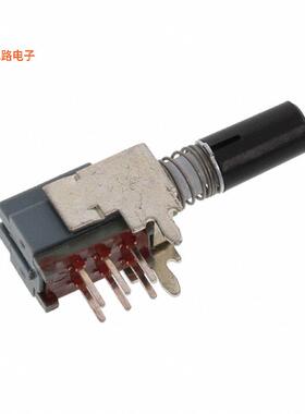 PBH2UEEKZXNAG1RBLK -原装[SWITCH PUSH DPDT 0.1A 30V通孔，直角