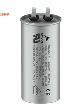 B33331I6206J060 -[全新20UF 450V AL35*75 S2 2+2]