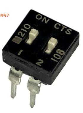 210-2MS -原装[SWITCH SLIDE DIP SPST 0.1A 20VSPST