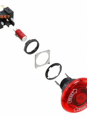 A165E-LM-24D-02 -[全新SWITCH ESTOP TWIST RESET 5A 125V]