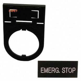 NAMEPLATE HWAM EMERG.STOP 全新22MM 104