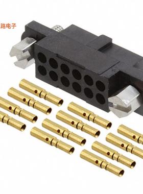 M80-4601205 -原装[CONN RCPT 12POS CRIMP 22AWG GOLD插座