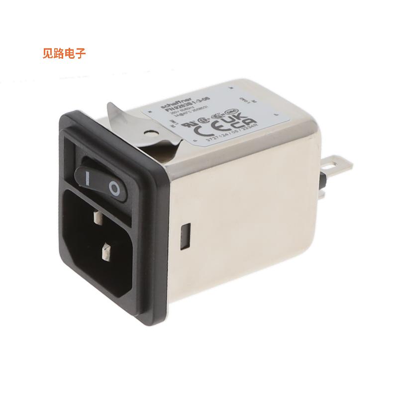 FN9263S1-3-06 -[全新PWR ENT MOD RCPT IEC320-C14 PNL]