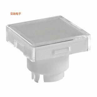 全新CAP WHT PUSHBUTTON CLEAR SQUARE AT3004JB