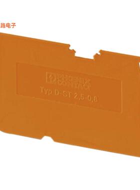 3030511 -[全新CONN TERM BLK END PLATE ORANGE]