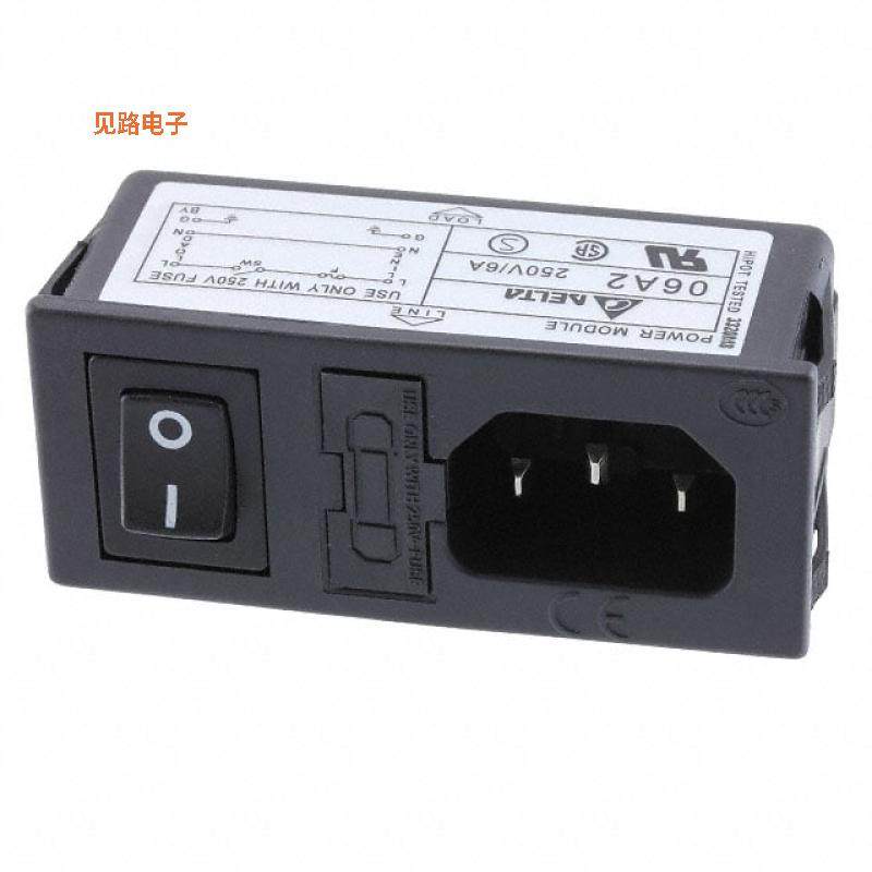 06A2 -原装[PWR ENT MOD RCPT IEC320-C14 PNLIEC 320-C14