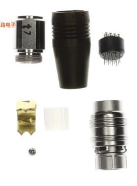 HR25A-9P-12P -[全新CONN PLUG MALE 12P GOLD SLDR CUP]