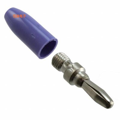 108-0312-001 -[全新CONN BANANA PLUG SLDRLESS VIOLET]