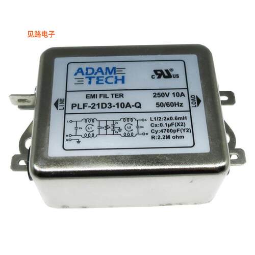 PLF-21D3-10A-Q -原装[LINE FILTER 115V/250VAC 10A CHAS单相