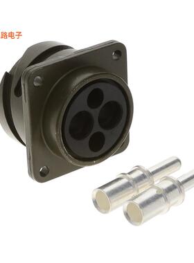 CA3102E24-9P-B-F80 -[全新CONN RCPT PNL MNT W/PIN 2POS]