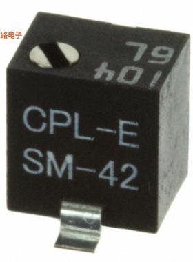SM-42TX104 -原装[TRIMMER 100K OHM 0.25W GW TOP100 kOhms