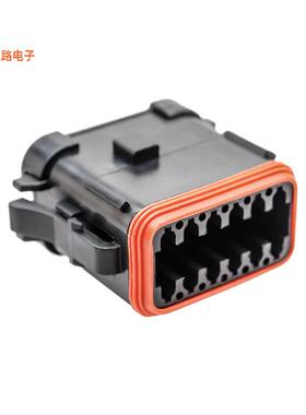 AT06-12SA-MMBLK -[全新CONN PLUG HSG 12POS 14-20AWG]