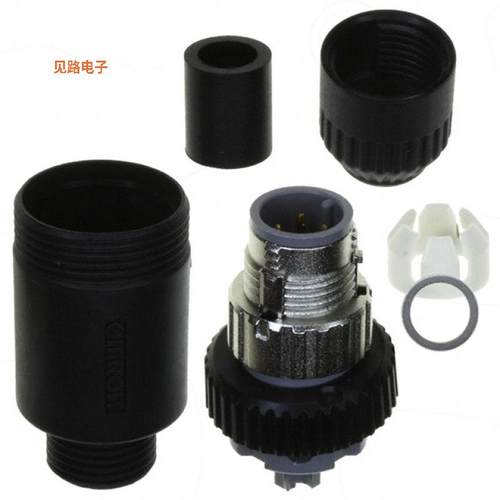 XS5G-D4S3 -原装[CONN PLUG MALE 4POS GOLD SCREW插头，公引脚