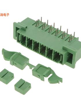 1727621 -原装[TERM BLK 6POS GREEN接头，公引脚