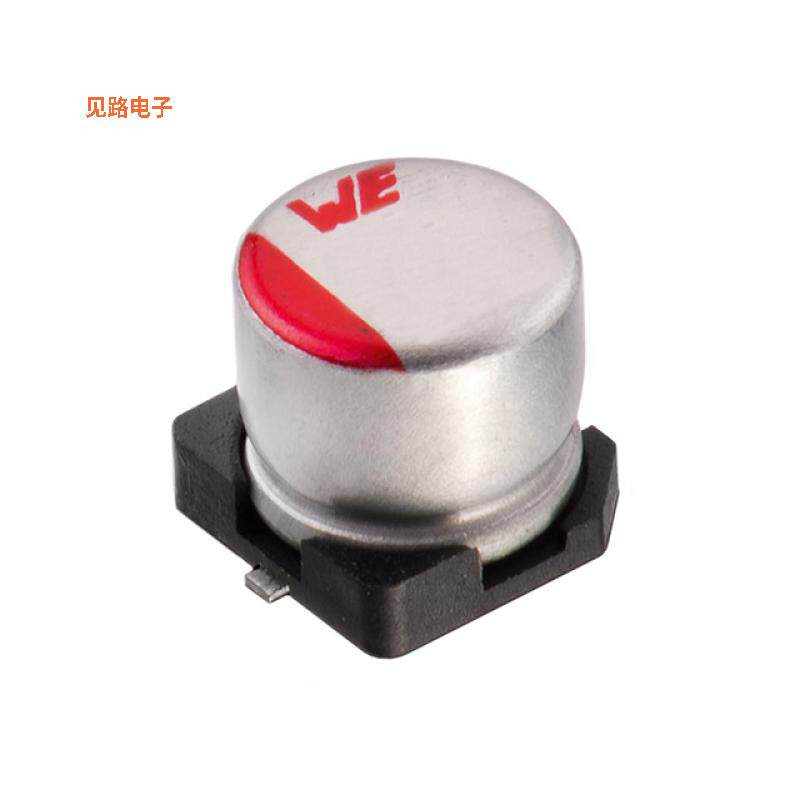 875105244013 -原装[CAP ALUM POLY 220UF 20% 10V SMD聚合物