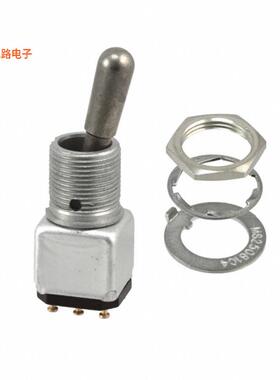12TW1-10 -原装[SWITCH TOGGLE SP3T 5A 125V面板安装