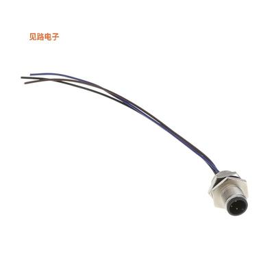 M12A-03PMMC-SH8B15 -[全新CONN PLUG MALE 3P WIR LEAD 0.49']