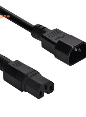 CM-210325BKBSTK -[全新3Ft Power Cord C14 to C15 Black/]