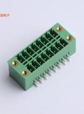 DB2ERHBM-3.5-2*8P-GN -[原装插拔式接线弯插,P=3.5mm