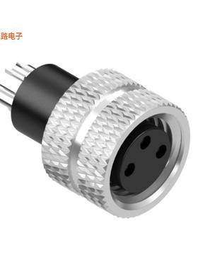 50-00677 -原装[M8 A-CODE 3POS RCPT MOLDING插座，母型插口