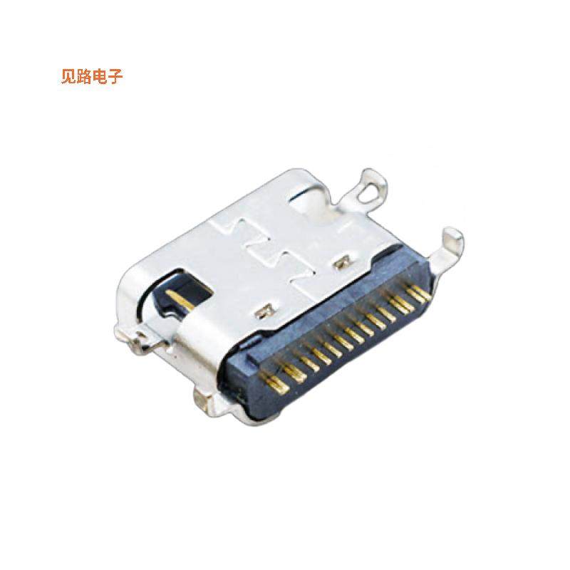 A-USBC-20F0-EA-GSR09 -[全新CONN RCPT USB2.0 TYPC 16P