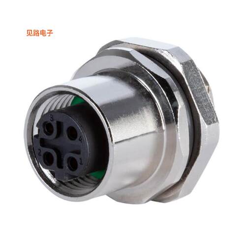 CDM1207-04D-FP-R16-67 -[全新M12 FEMALE PANEL MOUNT,P