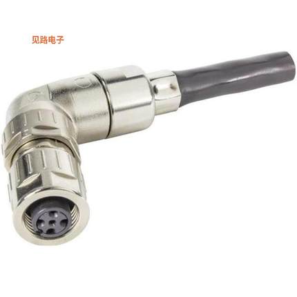 21038214511 -原装[M12 A-CODE 4/5PIN FEMALE SHIELDE插头外壳