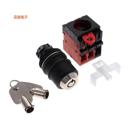 A22TK-2RL-12-K02 -[全新SWITCH KEYLCK 2POS DPST 10A 110V]