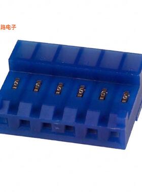 3-643821-6 -原装[CONN RCPT 6POS IDC 26AWG TIN插座