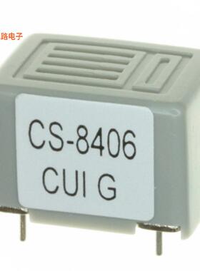 CS-8406 -原装[BUZZER MAGN 6V 22.5X16.7MM TH指示灯，内部驱动