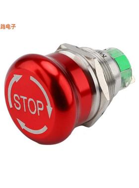 ME-2201 -[全新SWITCH E-STOP 22MM 5A 250V]