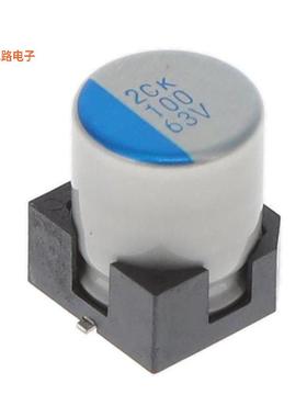 RSHTK101M4EFK5002E -原装[CAP ALUMHYB 100UF 20% 63