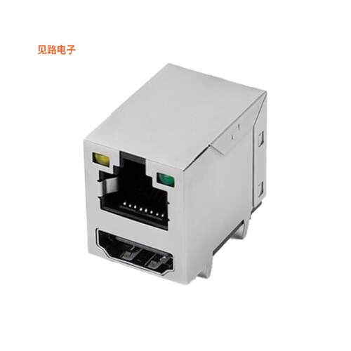 AAOE+1100F-7038 -[全新CONN JACK 2PORT PCB]