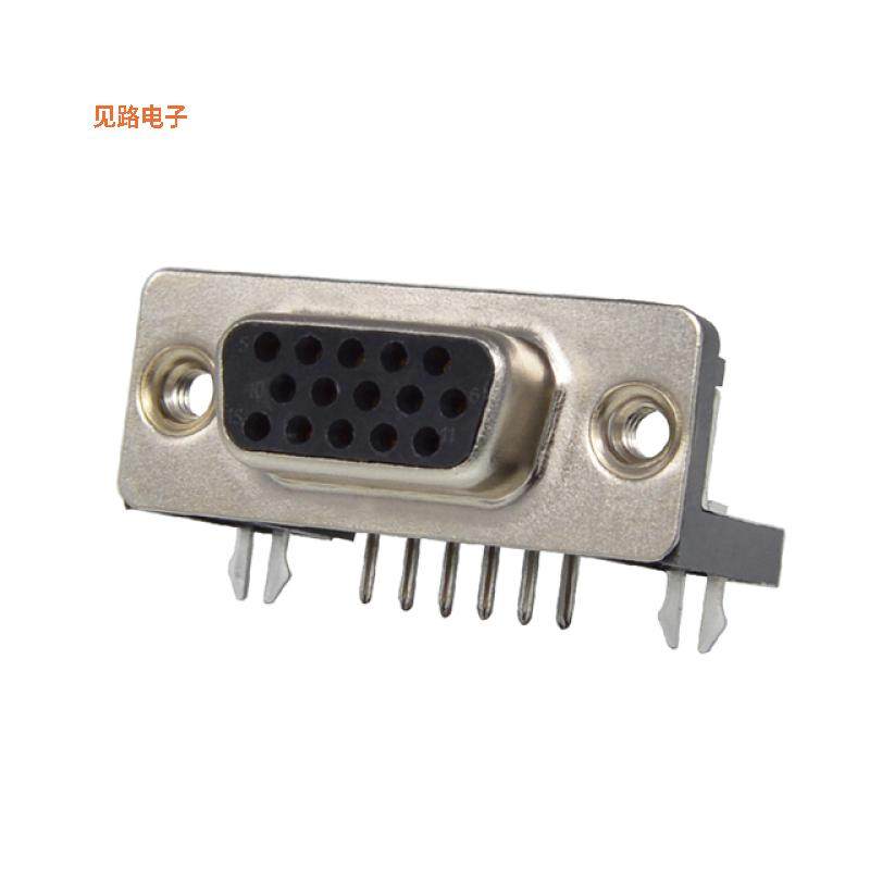 K66XHT-E15S-N -[全新CONN D-SUB HD RCPT 15P R/A SLDR]