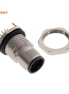 1436783 -原装[CONN PLUG MALE 12POS GOLD SOLDER插头，公引脚