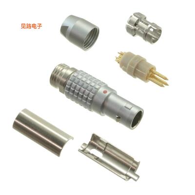 FGG.0B.303.CLAD52 -[全新CONN PLUG MALE 3P GOLD SLDR CUP]