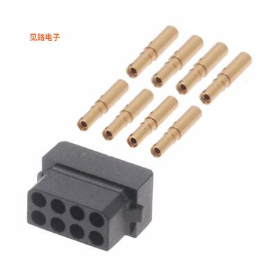 M80-8890805 -[全新CONN RCPT 8POS CRIMP 22AWG GOLD]