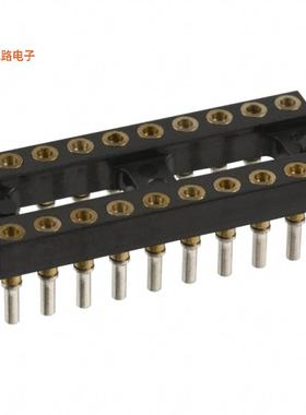 614-43-320-31-012000 -[全新CONN IC DIP SOCKET 20POS GOLD]