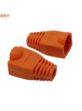 PN-BOOT-50-O -[全新RJ45 Snagless Boot 50pcs/Bag]
