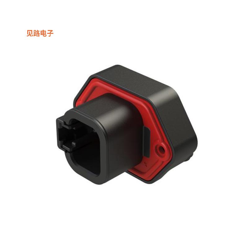 ATP13-4P-BM01BLK -原装[4 POSITION 90DEG PCB FLANGE MNT插座