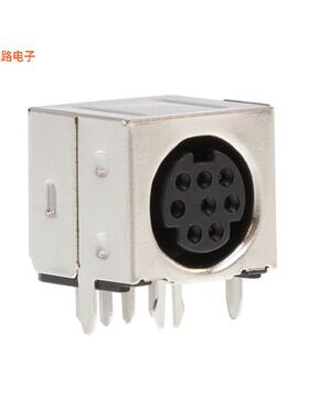 KMDGX-8S-BS -[全新CONN RCPT FMALE MINI DIN 8P SLDR]