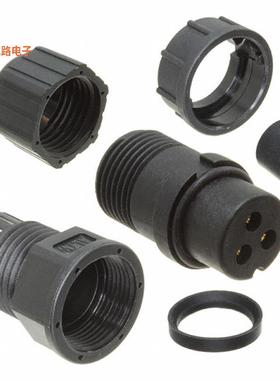 BB-03BFFA-LL7001 -[全新CONN PLUG FMALE 3P GOLD SLDR CUP]