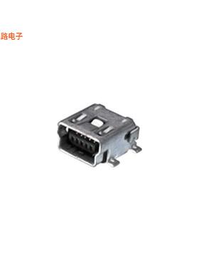 1734035-3 -原装[CONN RCPT USB2.0 MINI B SMD R/AUSB - mini B