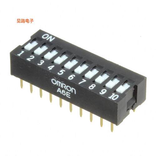 A6E-0101-N -[全新SWITCH SLIDE DIP SPST 0.025A 24V]