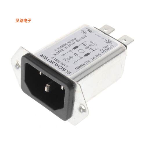 5120.1001.0 -原装[PWR ENT RCPT IEC320-C14 PANEL QCIE