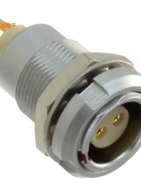 820B002-203R001 -[全新CONN RCPT FMALE 2P GOLD SLDR CUP]