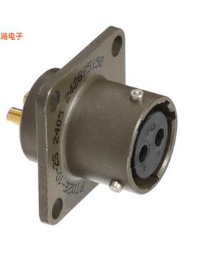 PT02E-10-2S -[全新CONN RCPT FMALE 2P GOLD SLDR CUP]