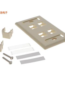 AX104198 -[全新KCONN FACEPLATE 4-P SG IVORY]