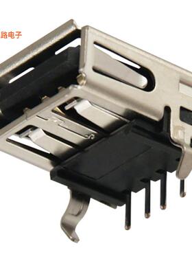 KUSBX-AS1N-B -原装[CONN RCPT USB TYPE A R/AUSB-A（USB