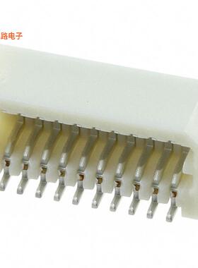 0533092070 -原装[CONN HDR 20POS R/A SMD TIN接头，外罩触点